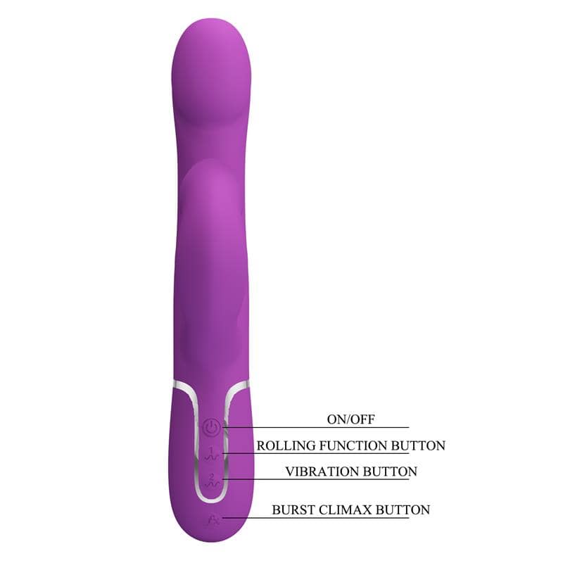 Zalin Vibe with Rotative Balls and Tickling - secretsextoys.store